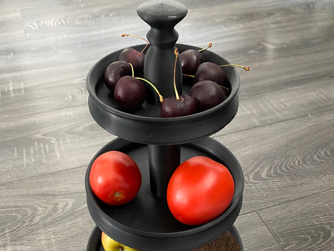 Etagenschale für Obst