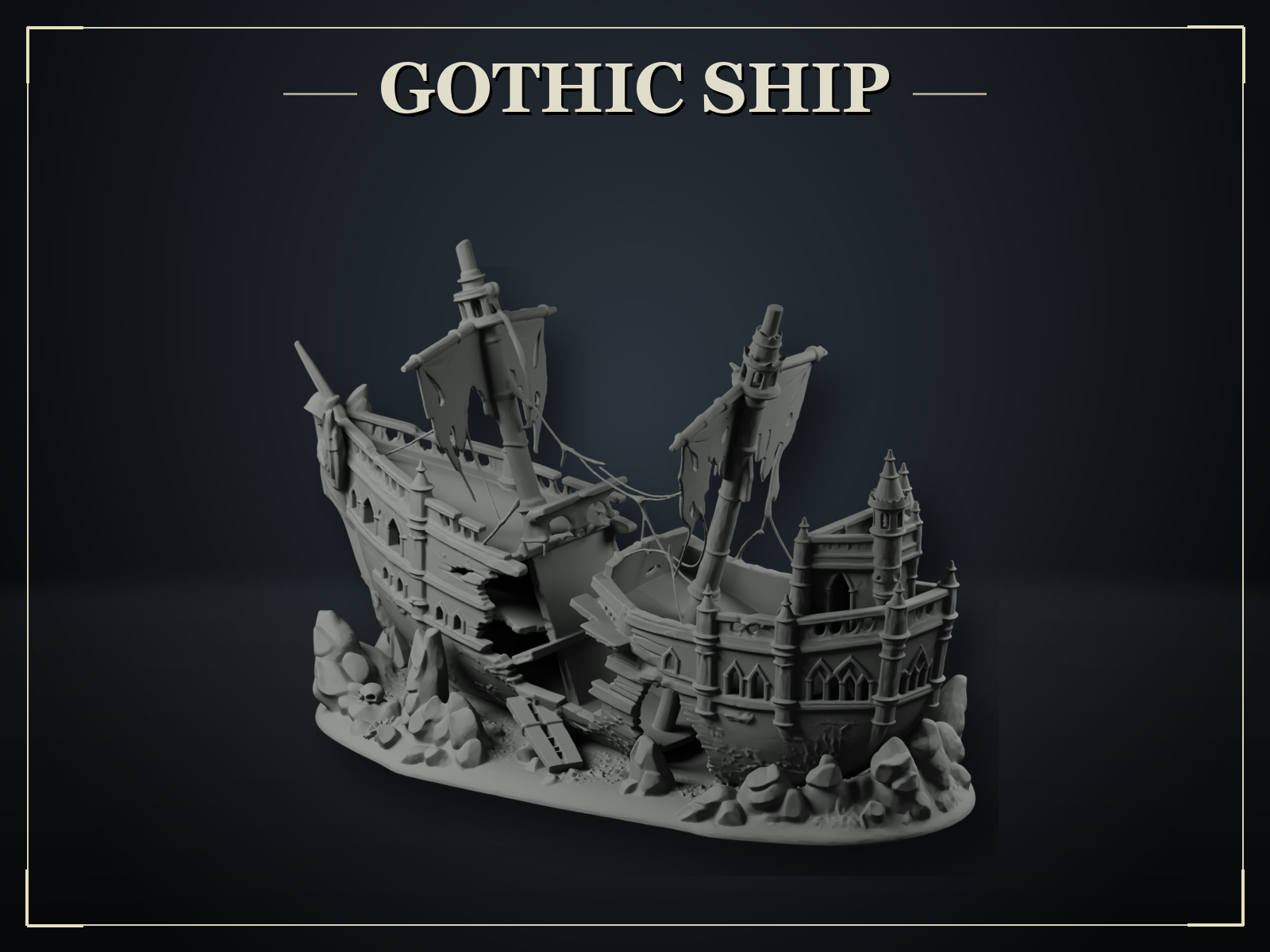 Dark Fantasy Ghost Ship