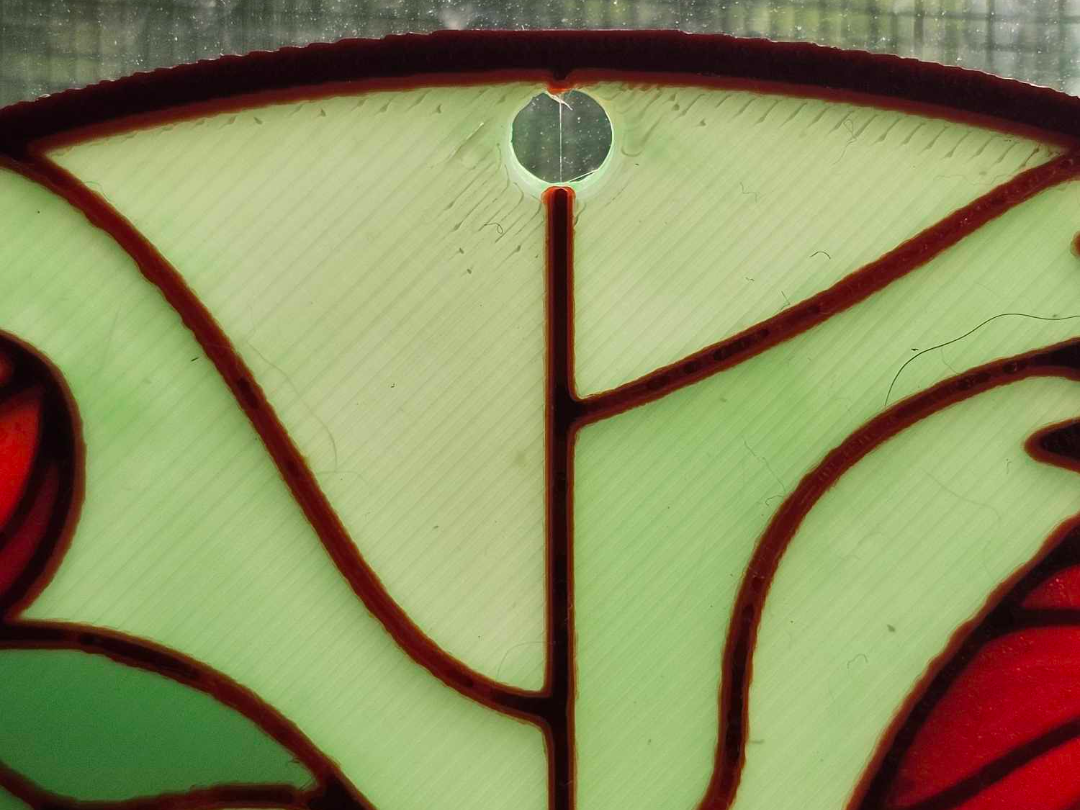 Cardinal Stained Glass Remix (hole added)