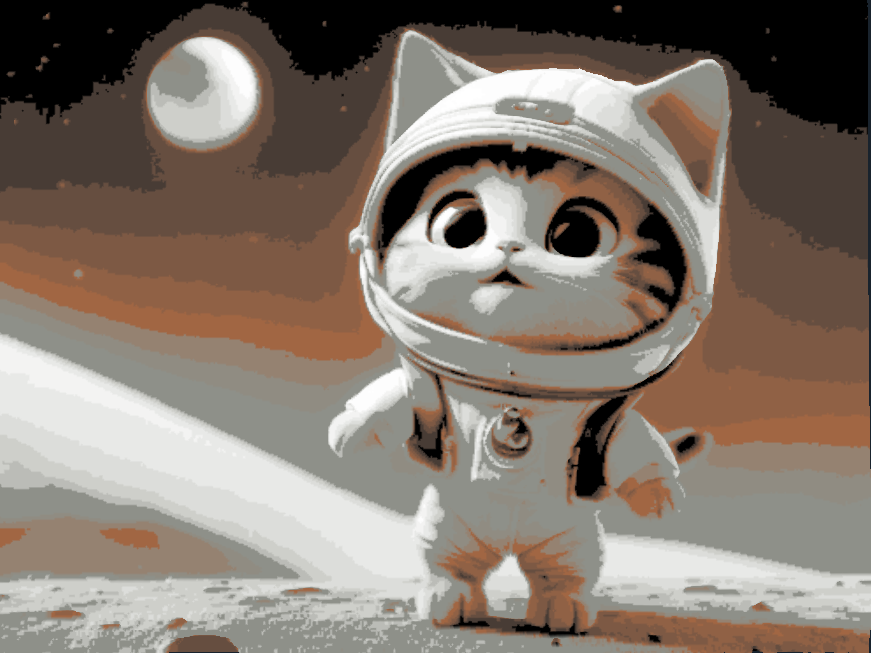 Space Cat (HueForge)