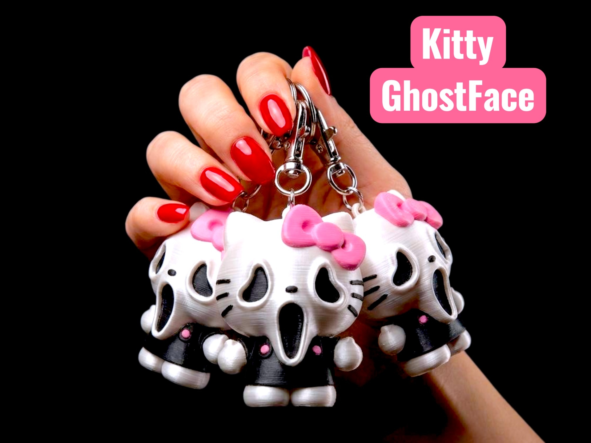 Kitty Ghost Face