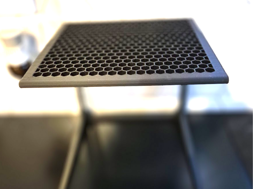 Space-Saving Pantry Shelf with Honeycomb Top