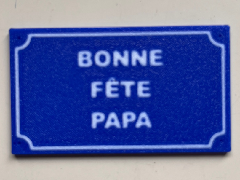 Bonne fete papa ( père )