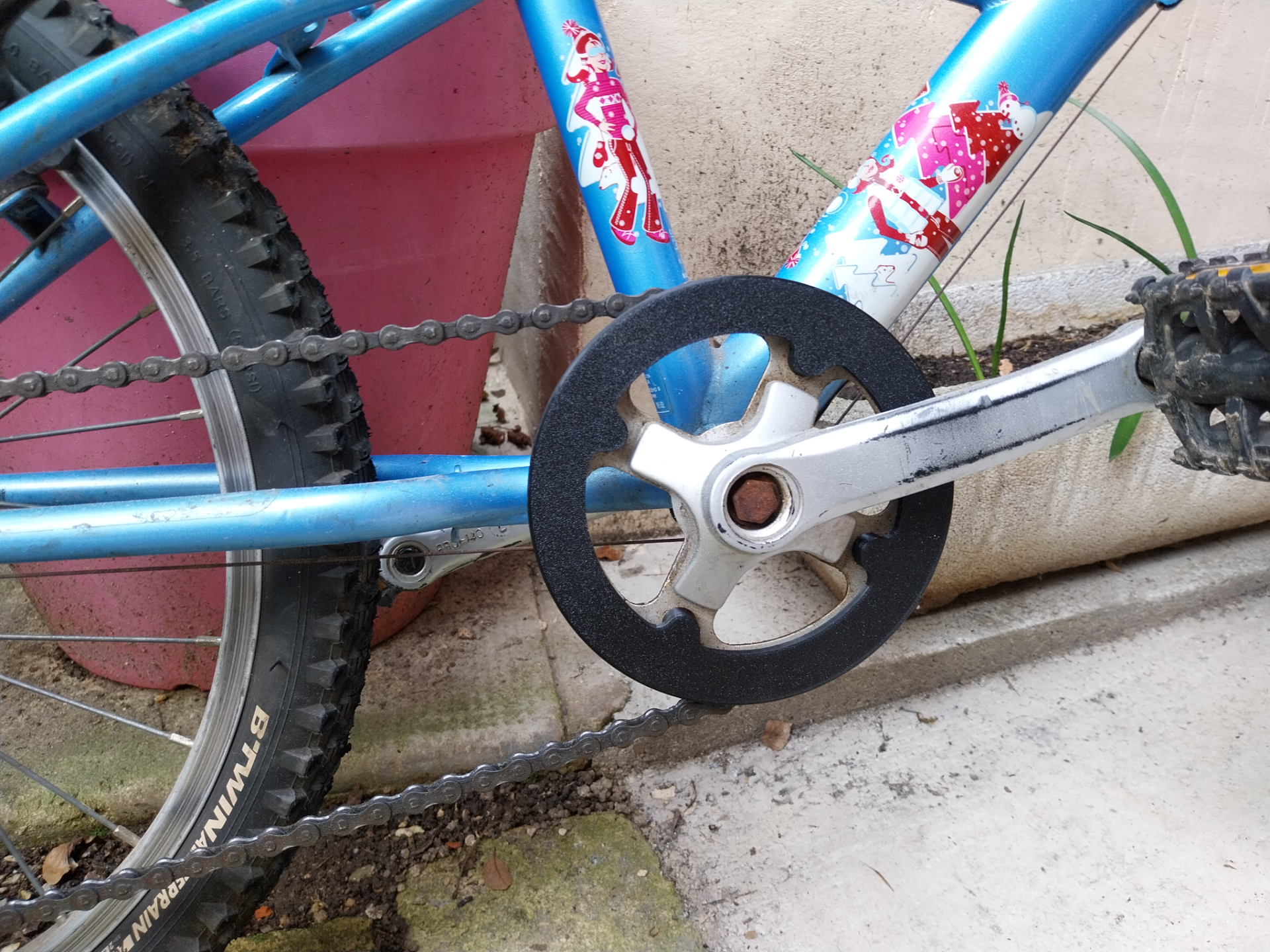 Protège plateau pour vélo Diamètre 154 mm