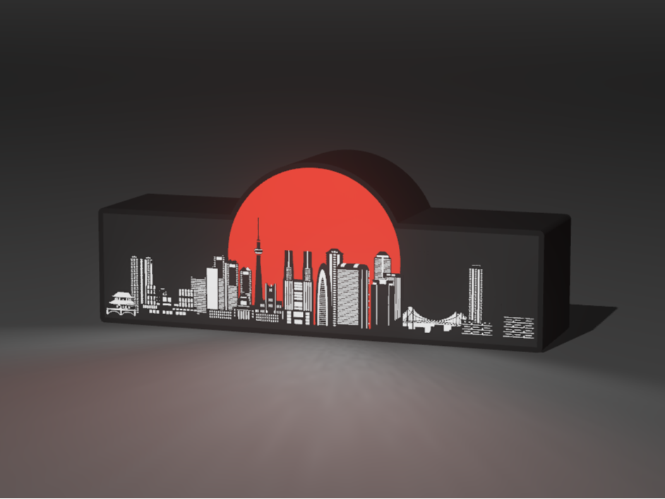 Tokyo Skyline Lightbox