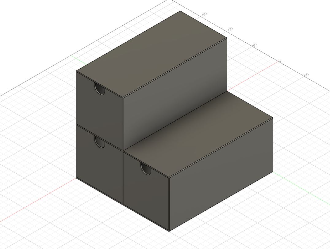Two steps kitchen organizer