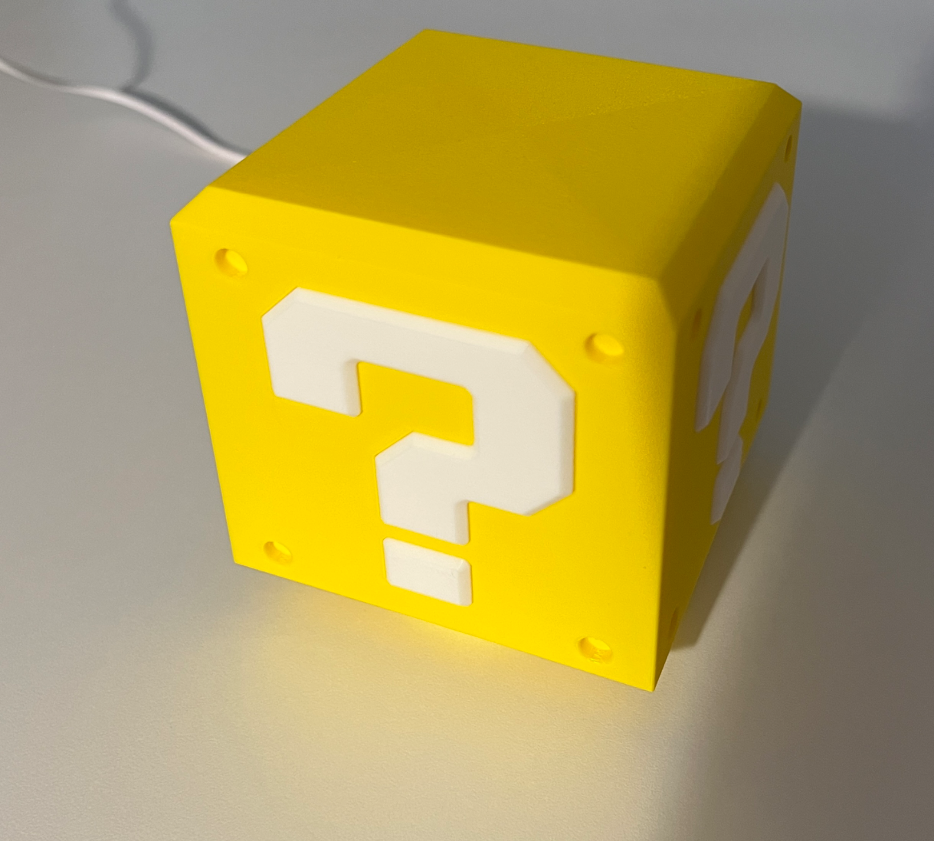 Super Mario Question Block Led Lamp Kit