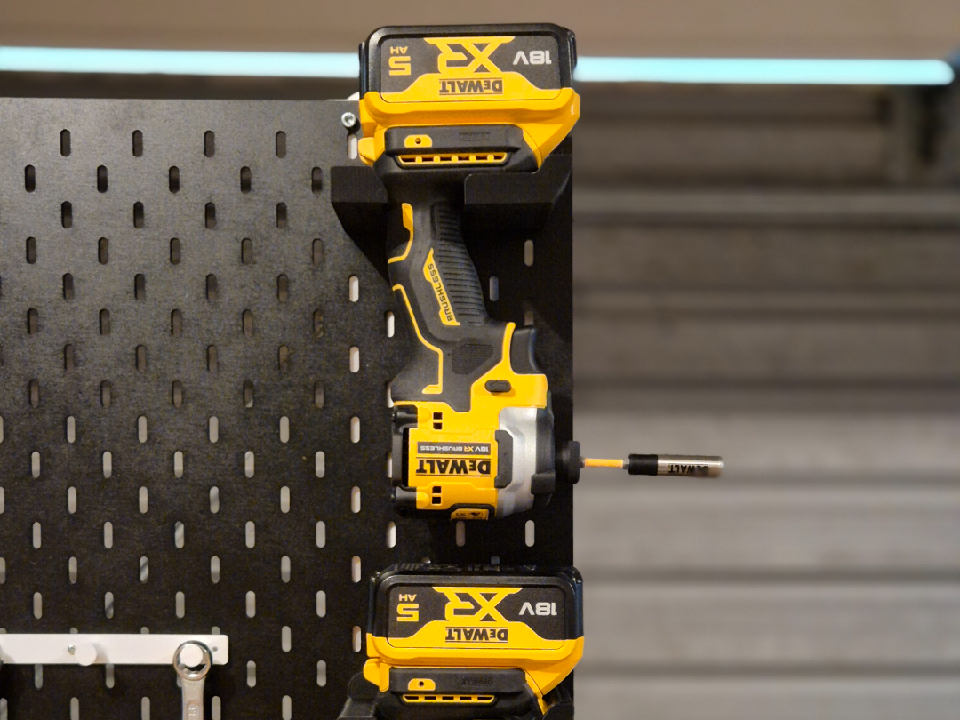 Dewalt Drill / Impact Driver Ikea Skadis Peg Mount
