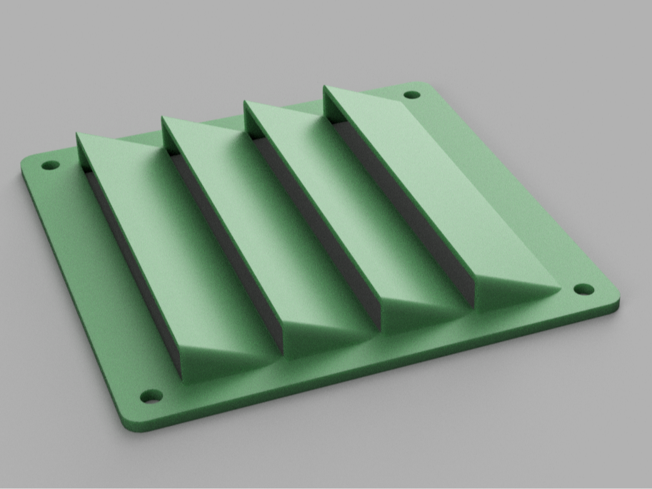 120mm Fan Louver