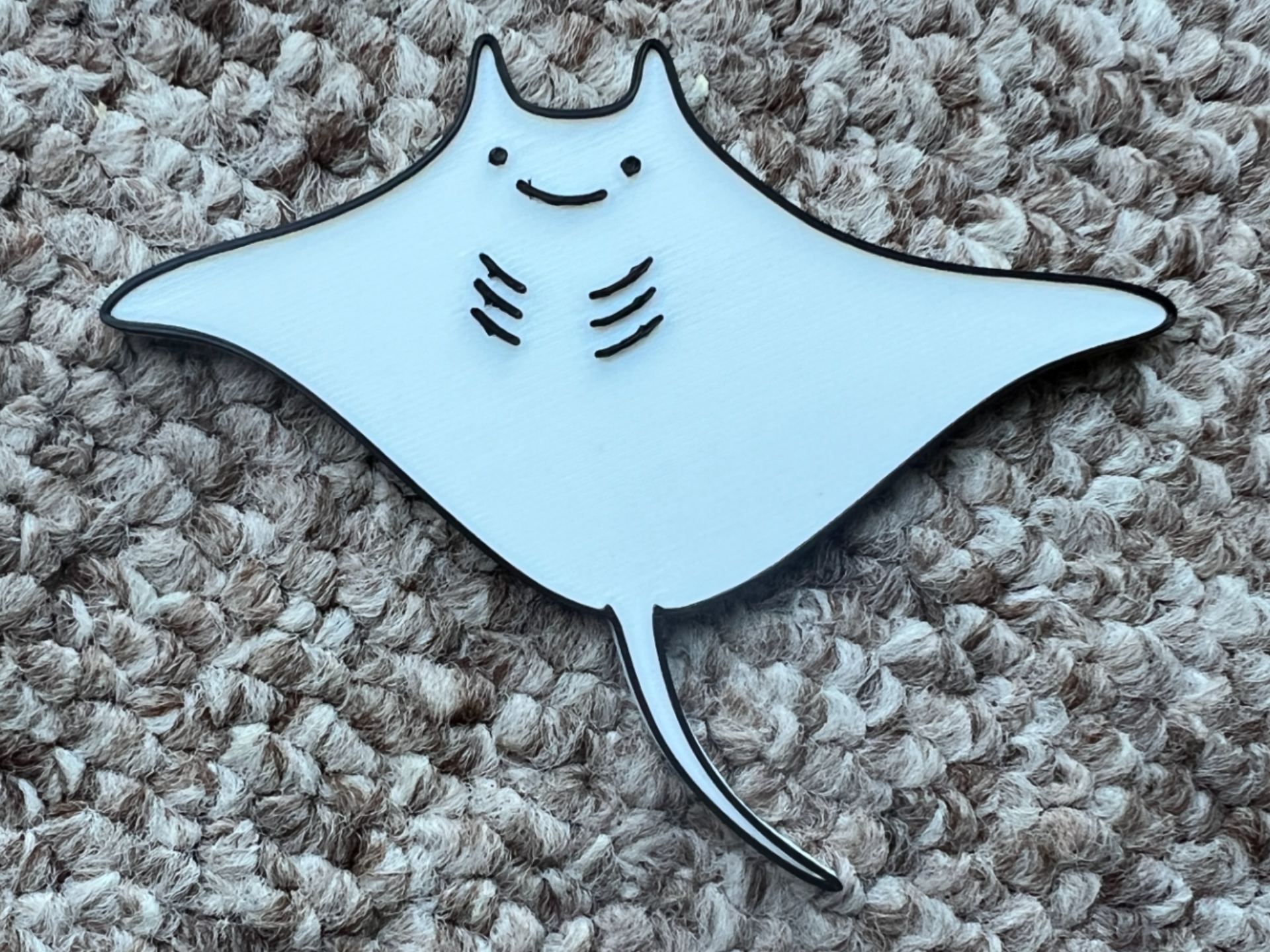 Manta Ray Tactile Story Prop