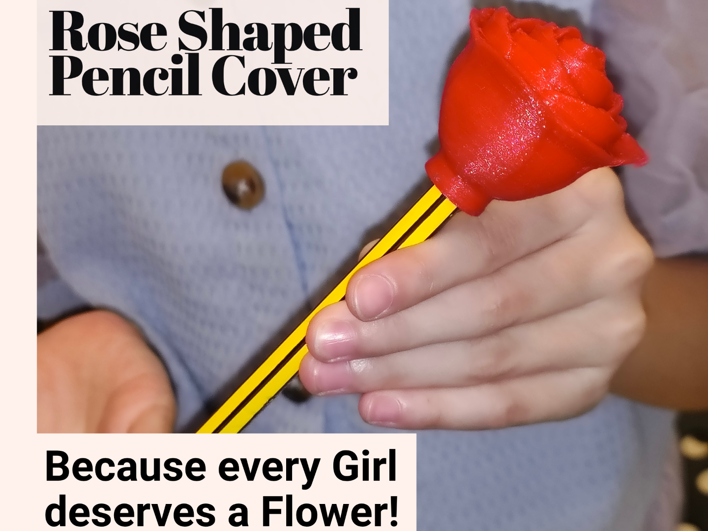 Rose Pencil Cover