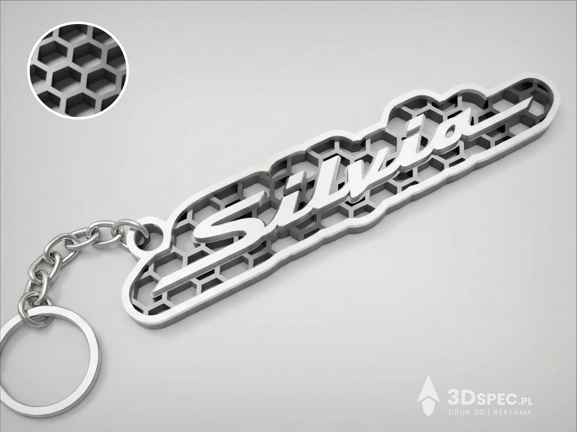 Nissan Silvia Honeycomb Drift Edition keychain