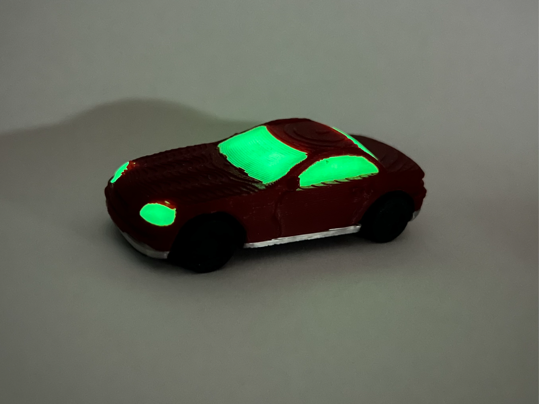 1997 Mercedes SLK 1997 1/64 scale Glow in the Dark