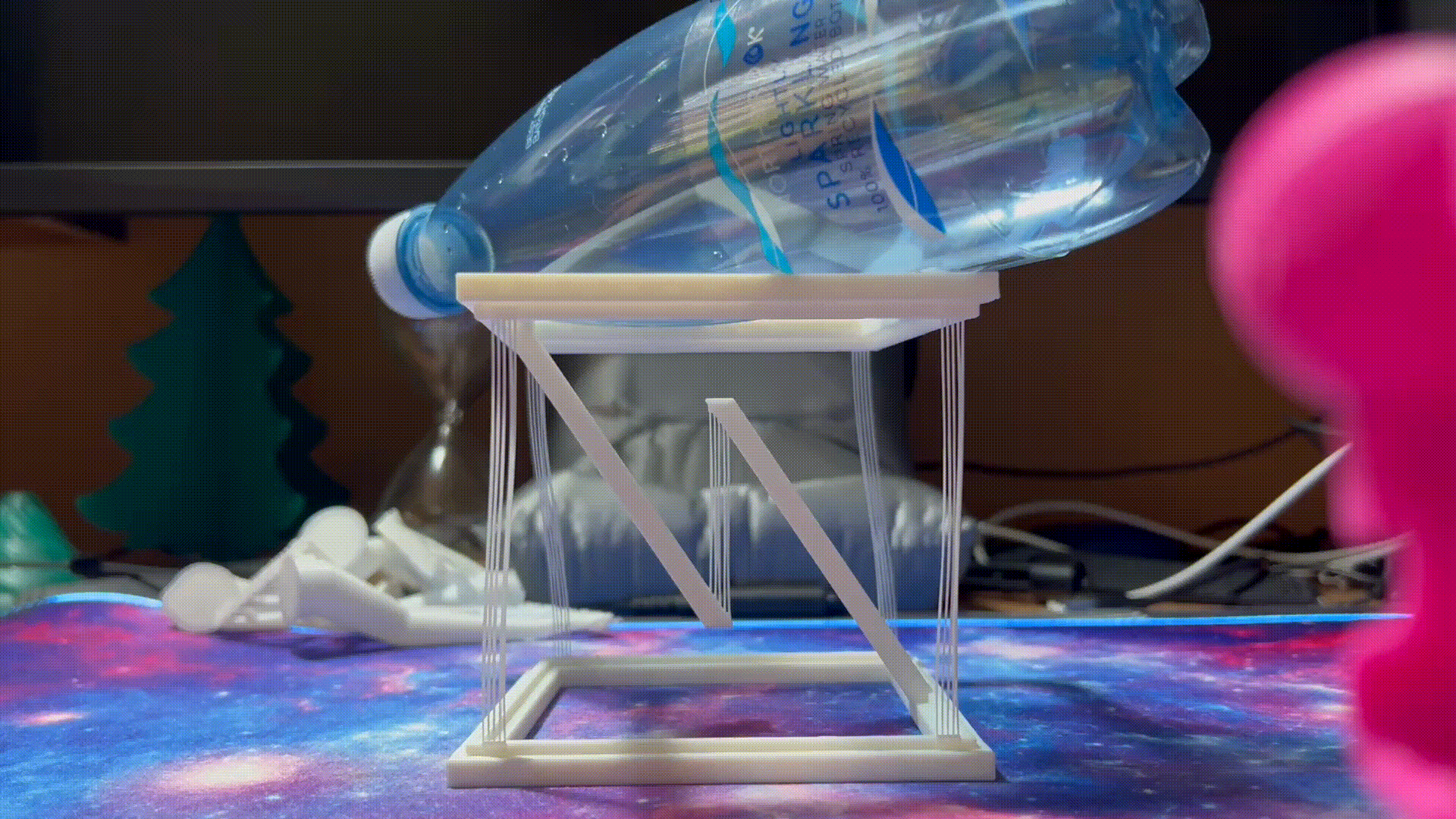 Print In Place Floating Tensegrity Table!