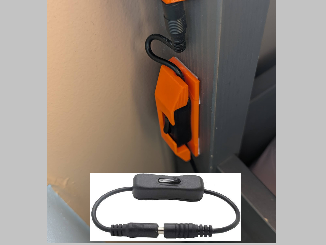 LED Light Switch Mount