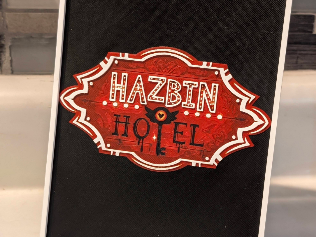 Hazbin Hotel Logo Poster