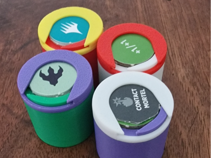 MTG Cardboard Counter Holder