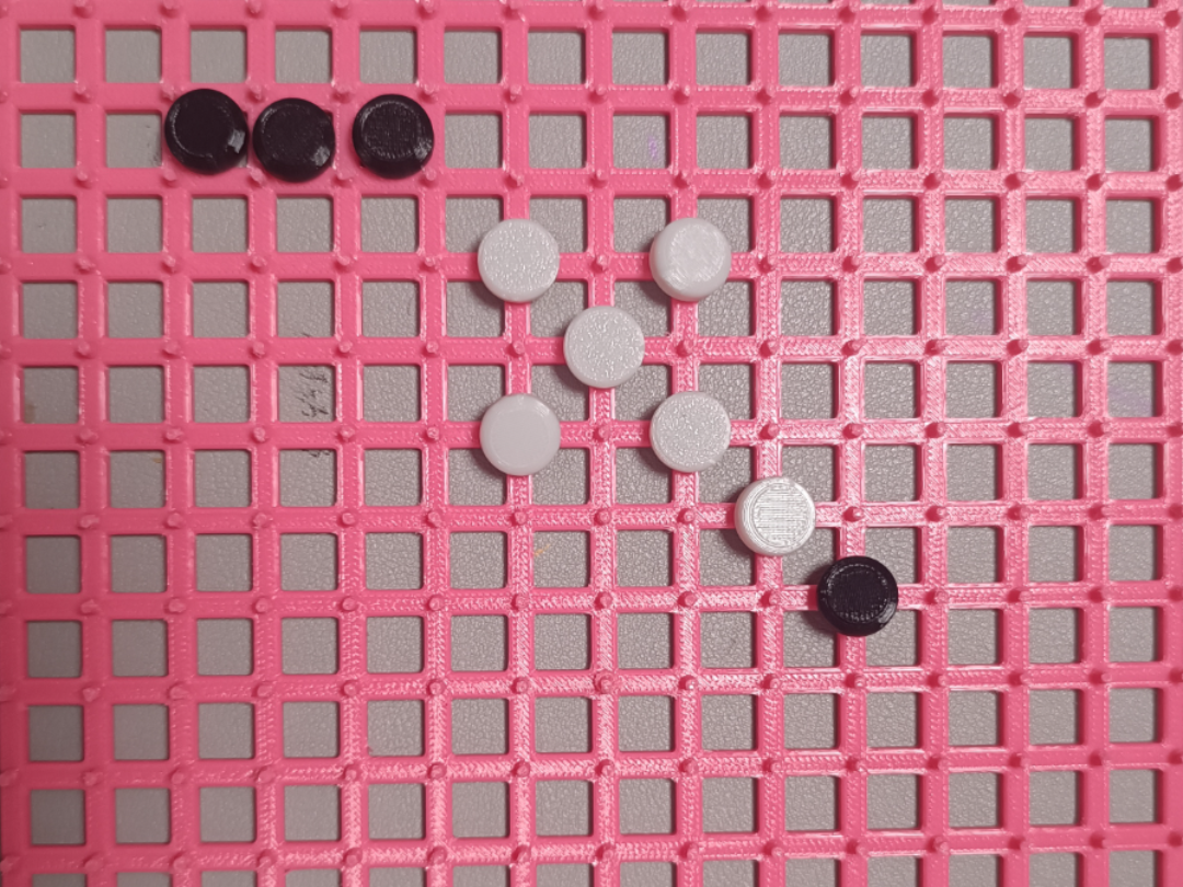简易五子棋棋盘＋棋子（无需 AMS，棋盘约 3 小时打印）