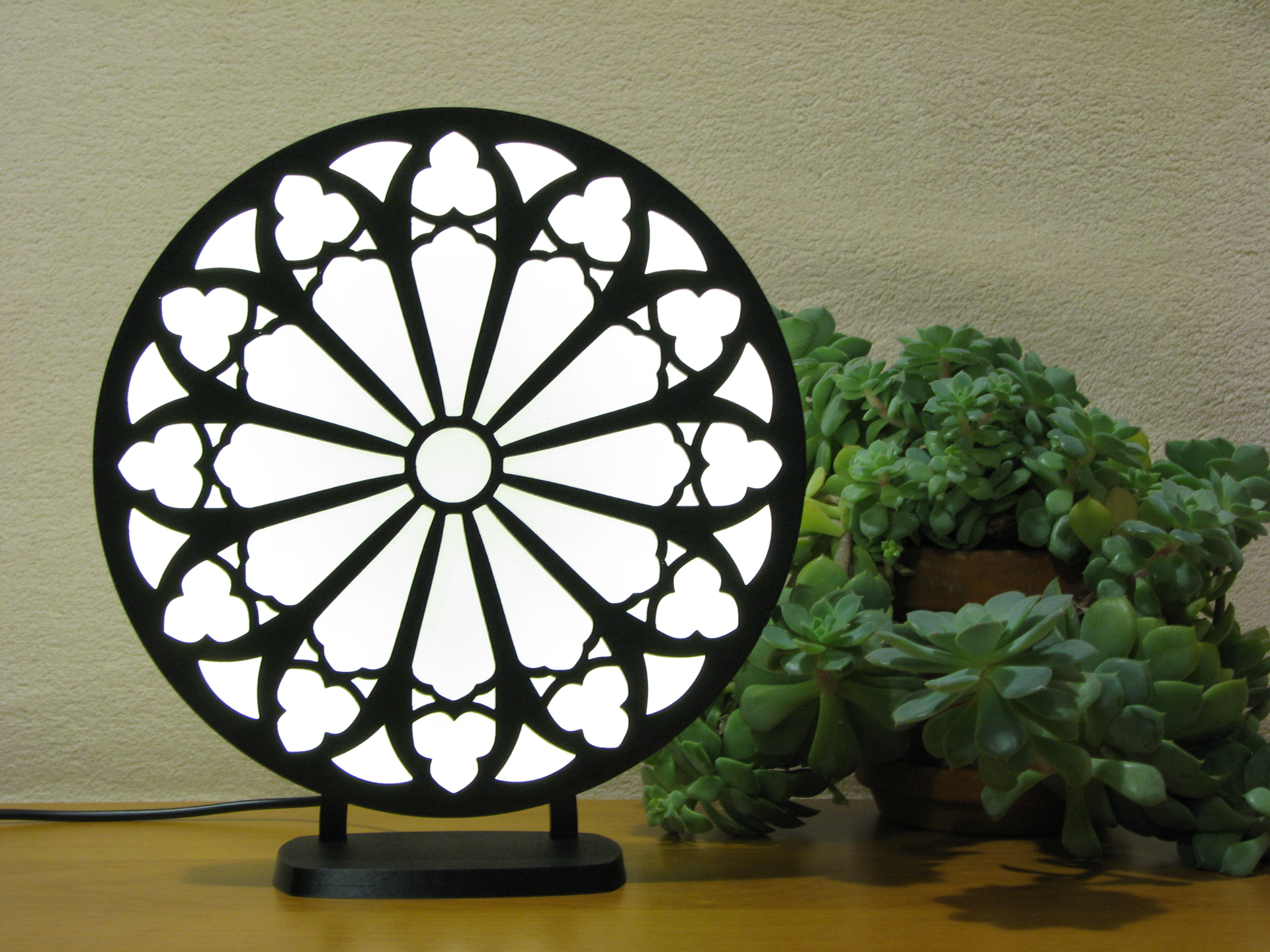 Gothic window - USB dimmable night lamp