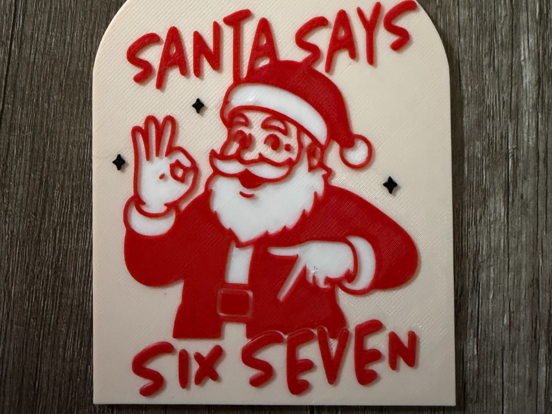 Santa Says 67 Ornament