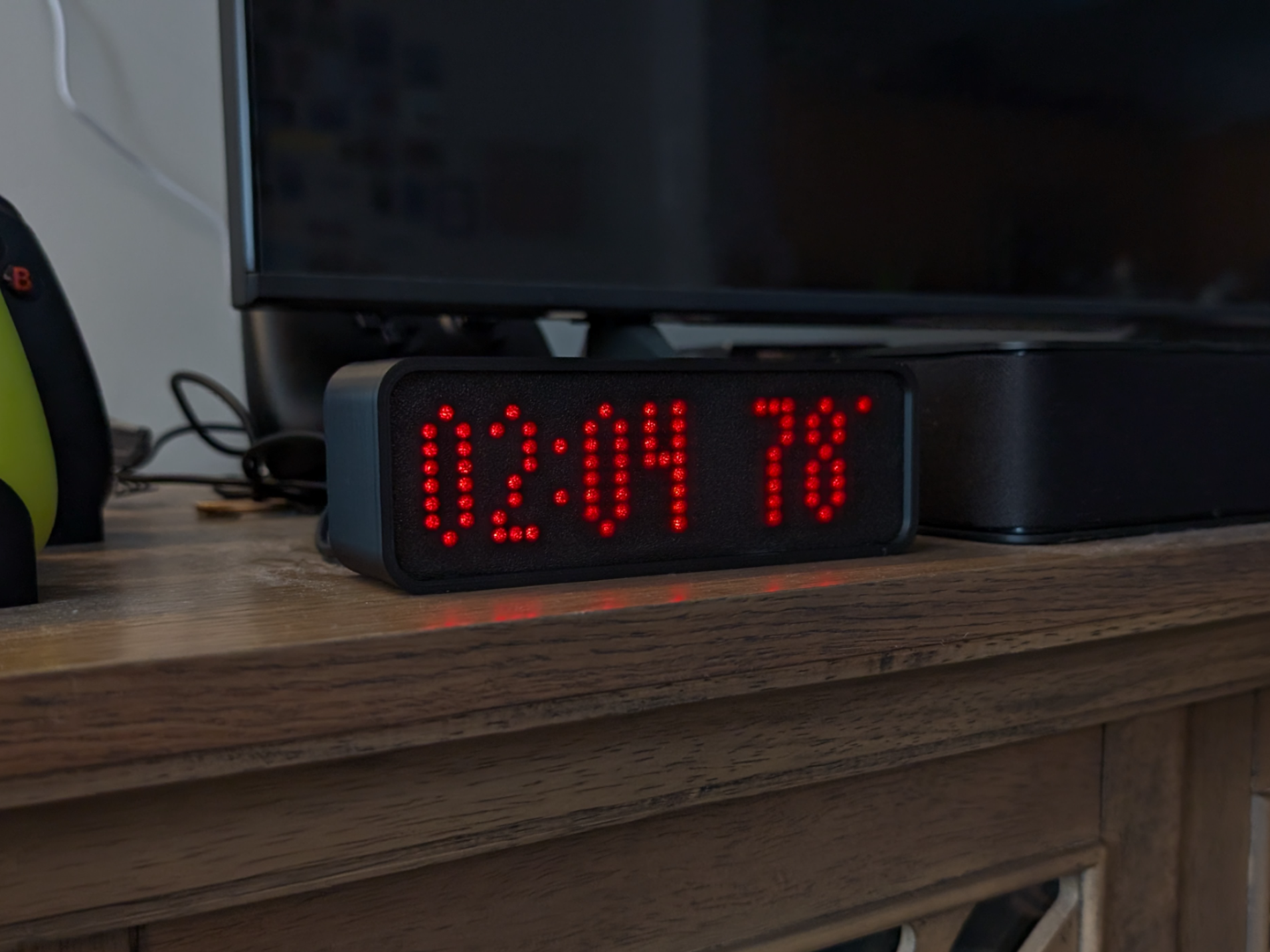 ESP32 LED Matrix Display Case 8x32