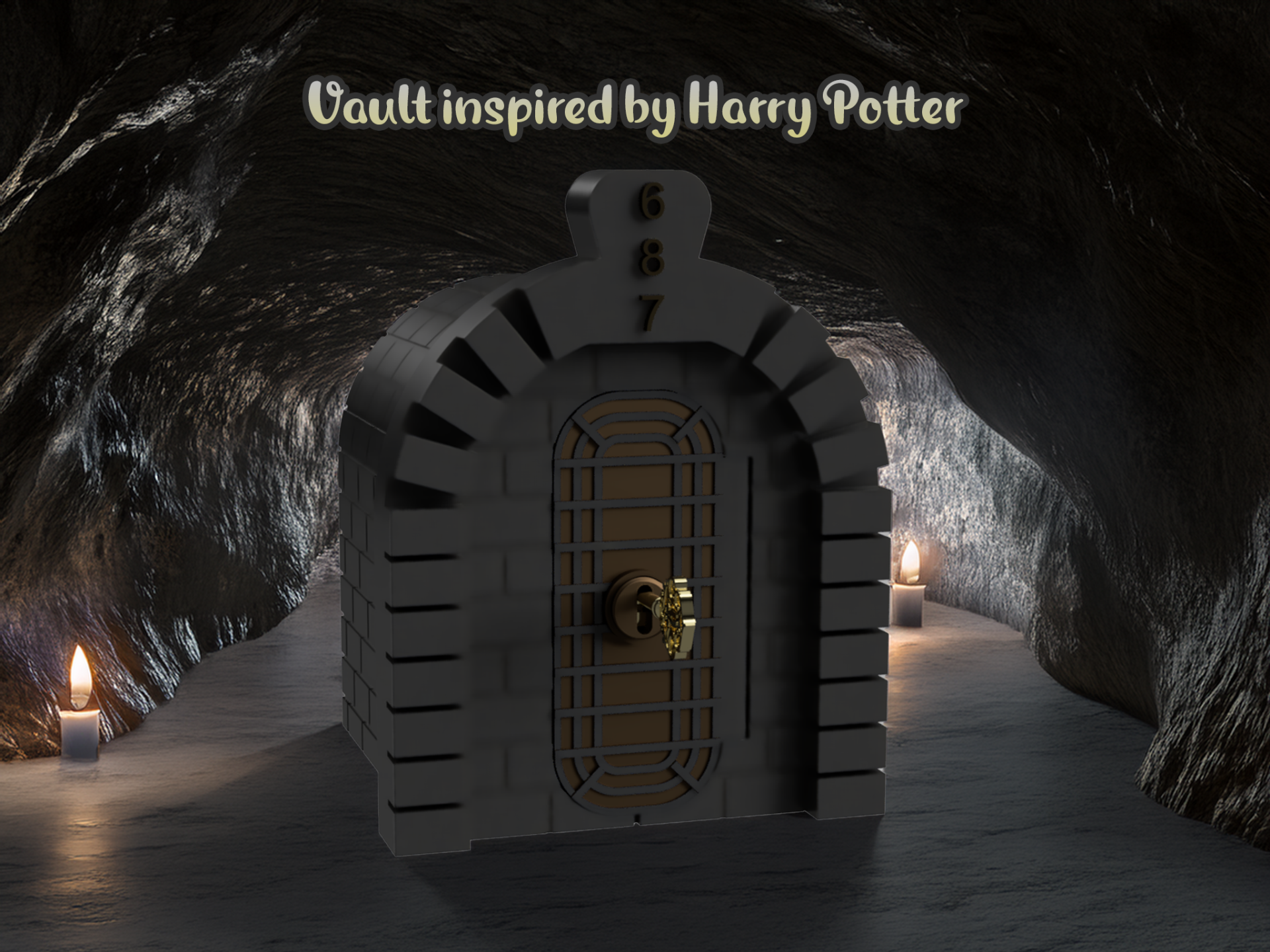 Gringotts-Inspired Vault Coin Bank