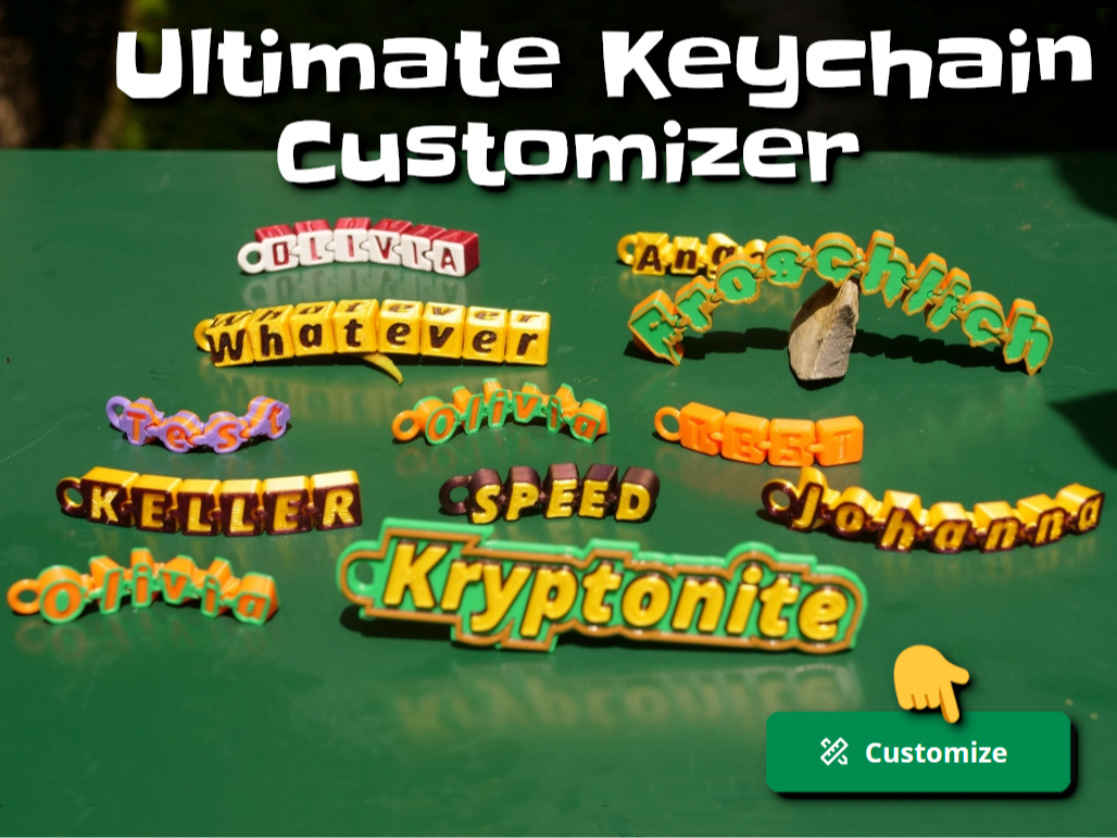 Ultimate keychain customizer