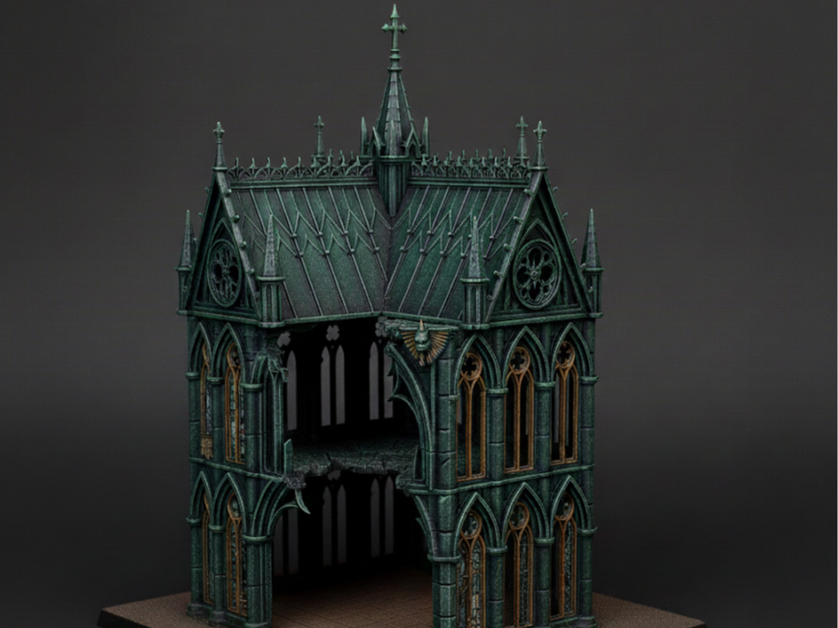 Goth Eckgebäude Zerstört
