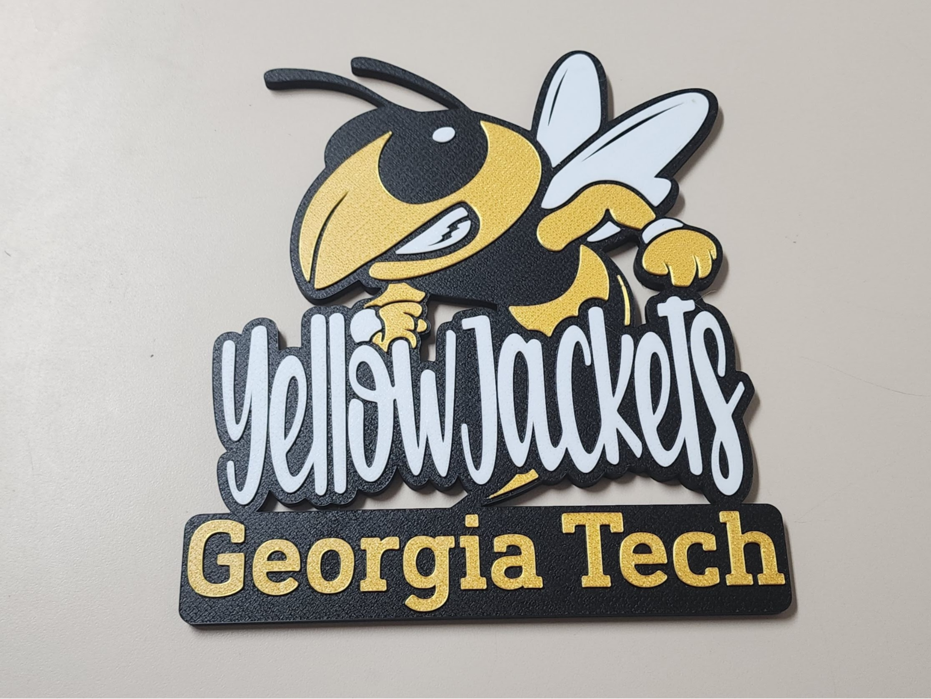 Georgia Tech Yellow Jackets Wall Display