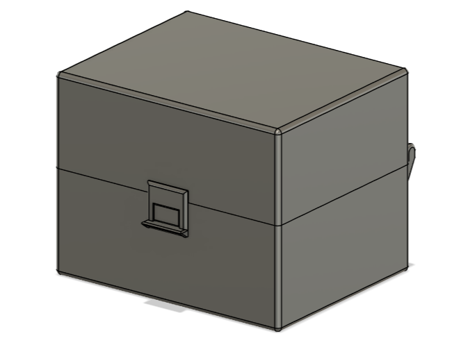 Functional box for storage of 10x15cm photos