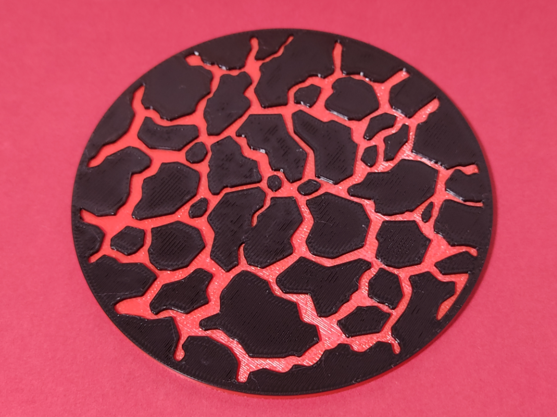 Lava Flow Dual Color Coaster