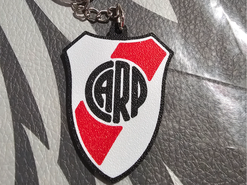 RIVER PLATE ESCUDO NUEVO BAMBU LAB A1 MINI X10