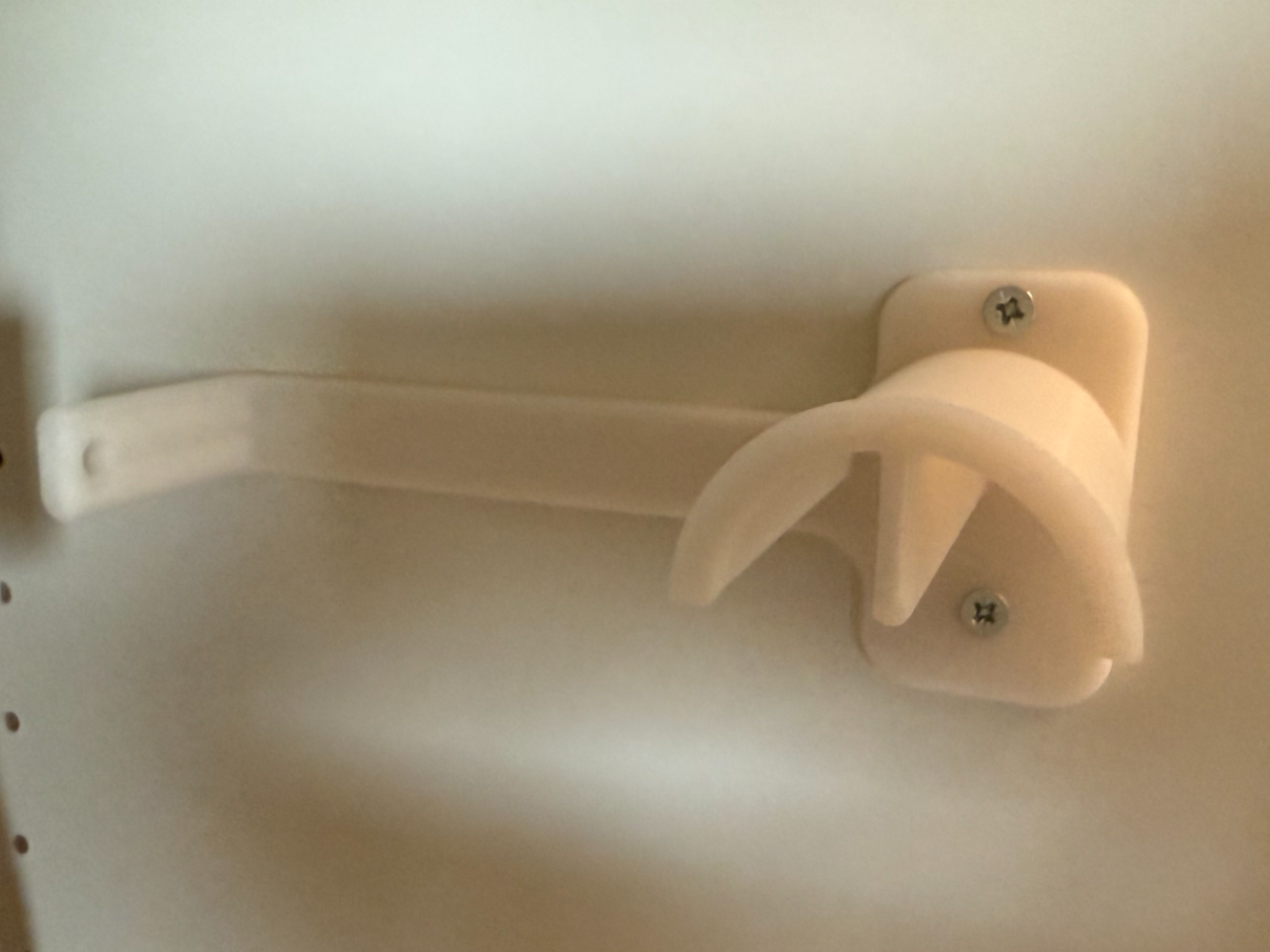 Spool wall mount with PETG tube
