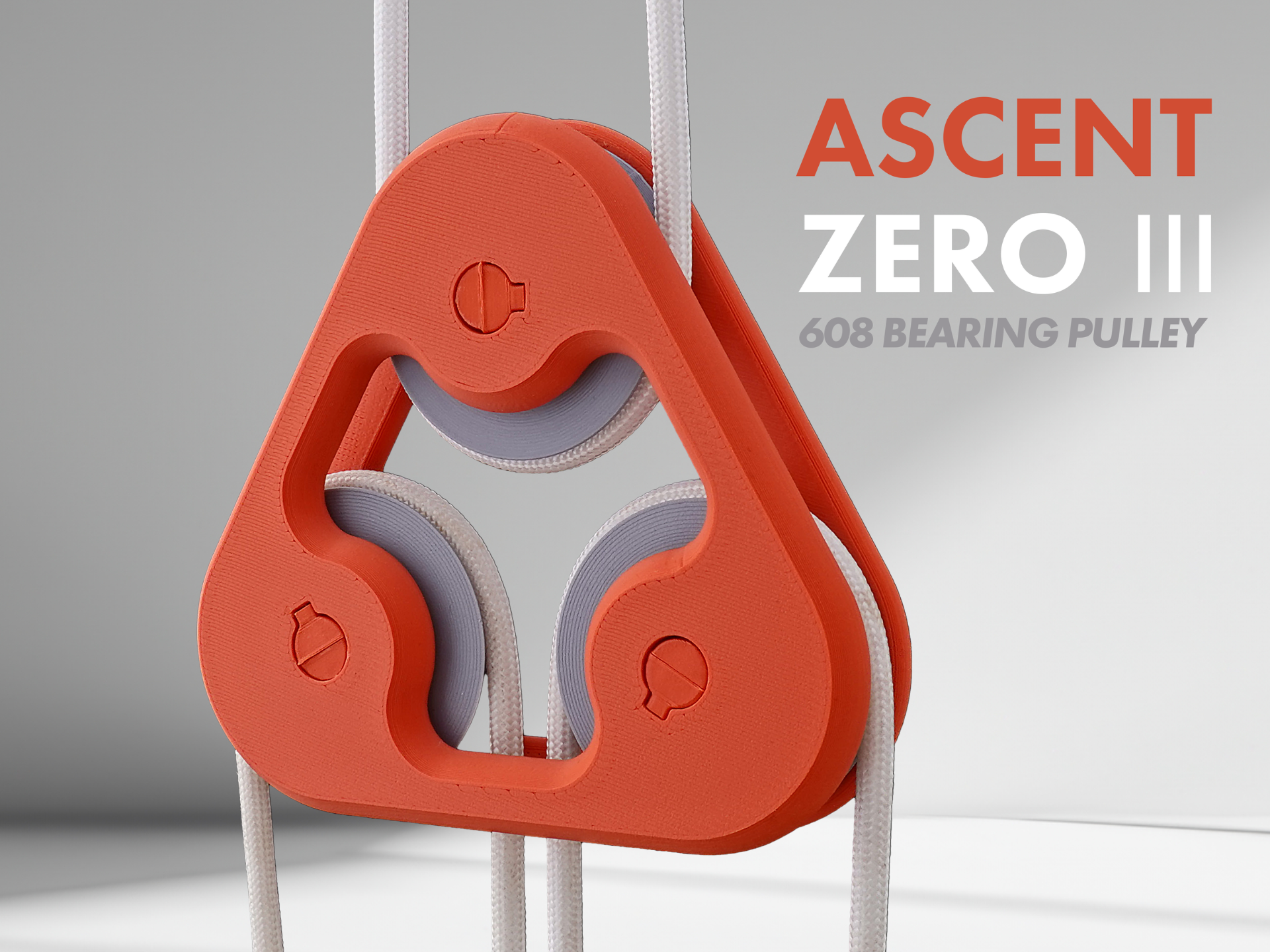 Triple Pulley Block (3x608) – Ascent Zero 3