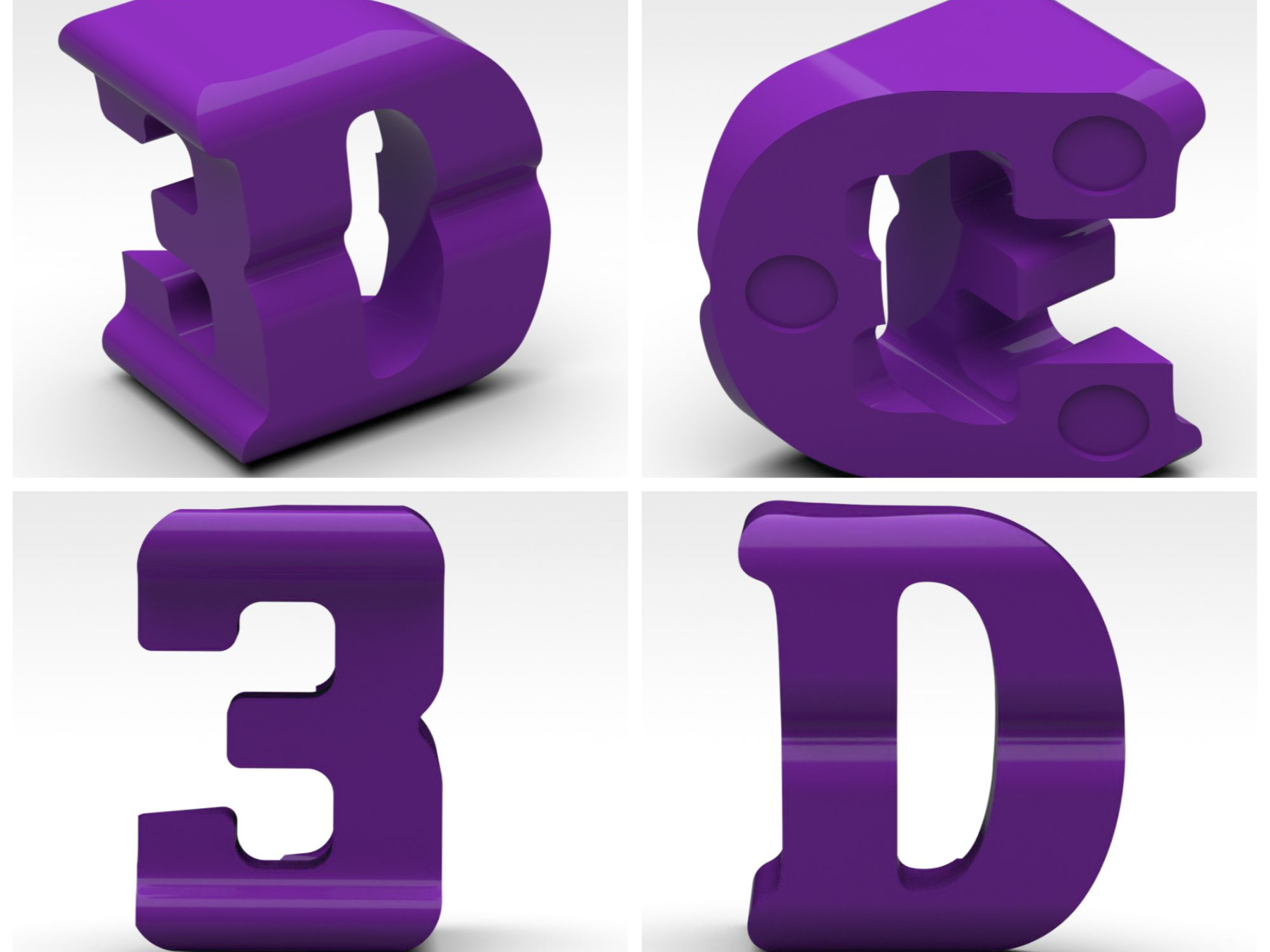 3D Fridge magnet - calamita 3D