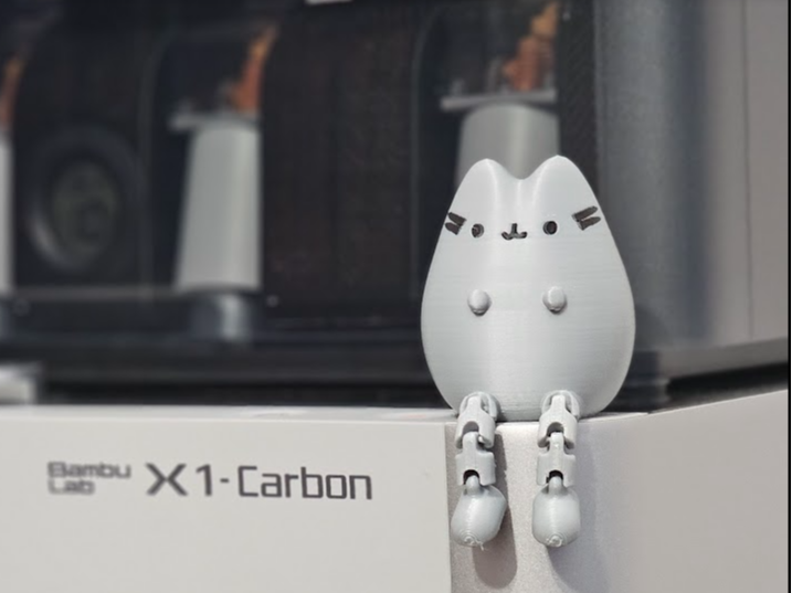 Pusheen with articulated legs