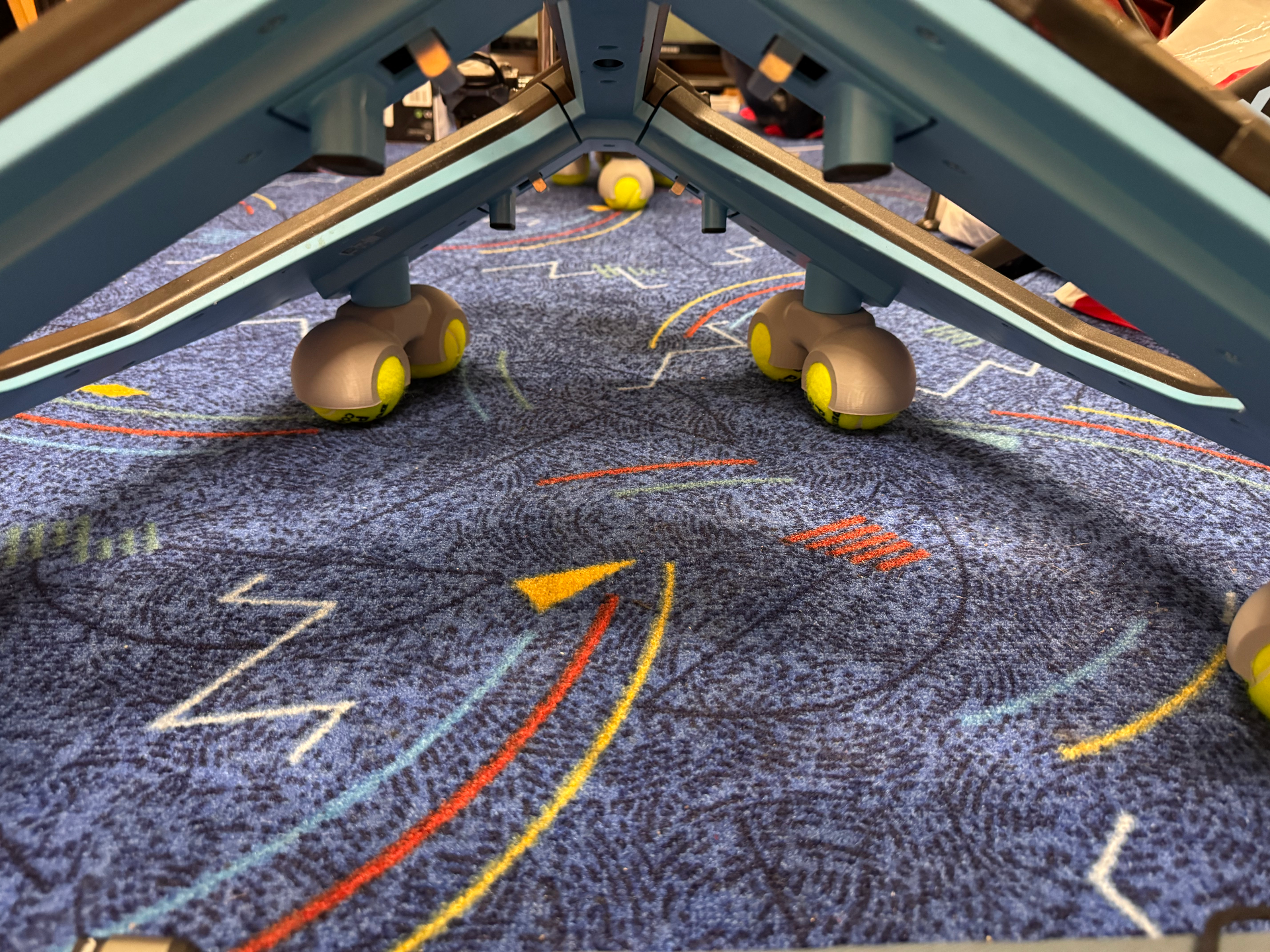 Tennisball RockerPlate Füße für Garmin Tacx Neo 2T