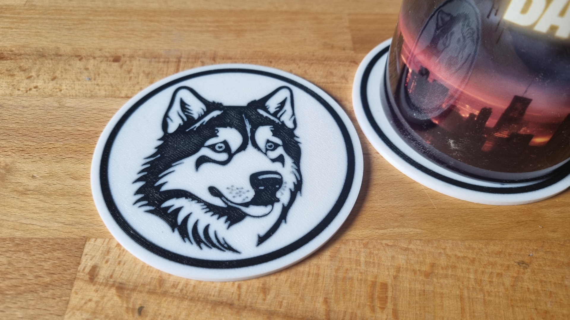 Alaskan Malamute Dog coaster