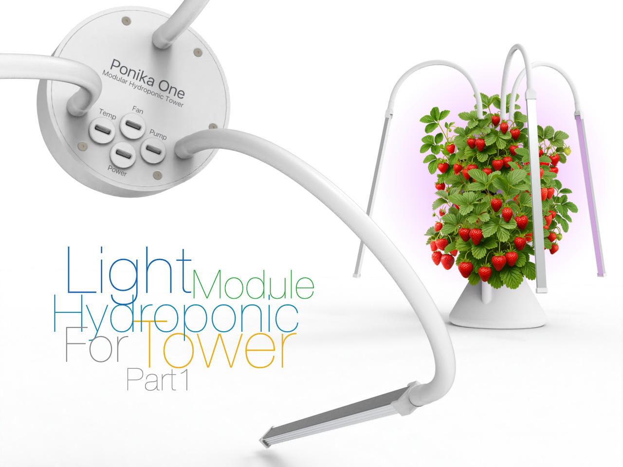 Tower Hydroponic Light Module Part1