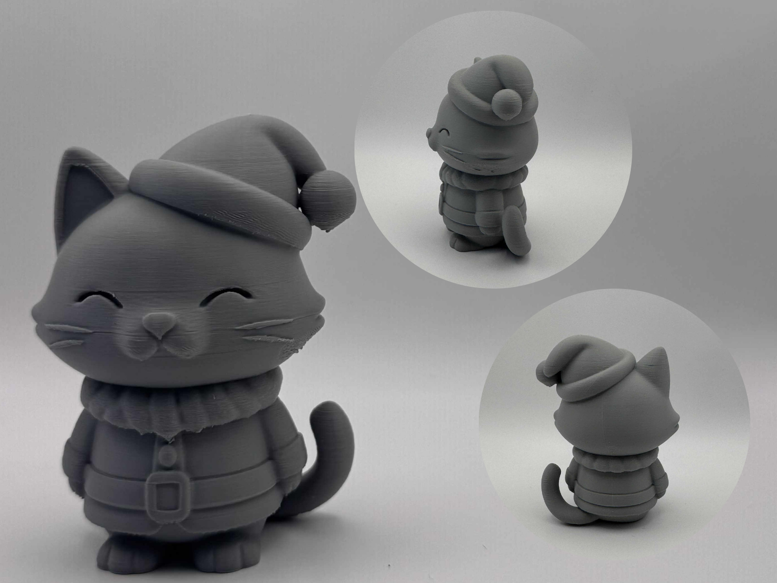 Santa Kitty – Festive Holiday Cat Figurine