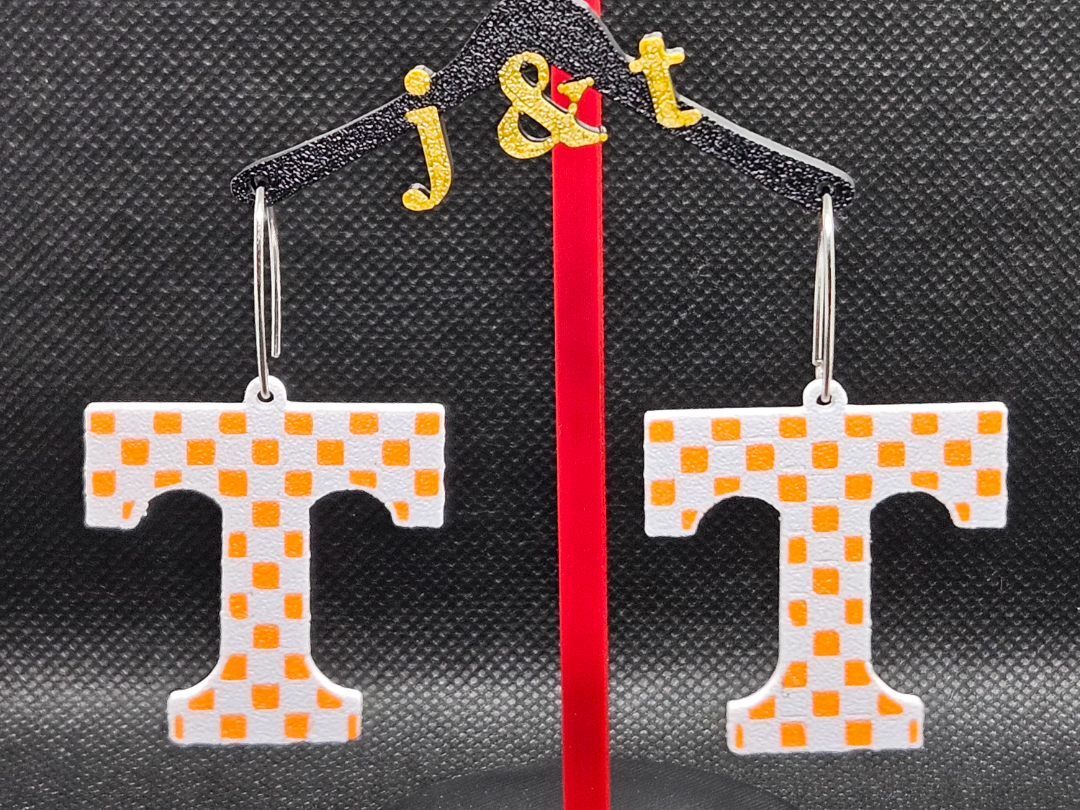 Tennessee Volunteers earrings
