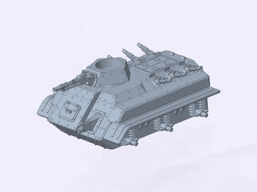 Troop transport tank w. wheels Wh40k
