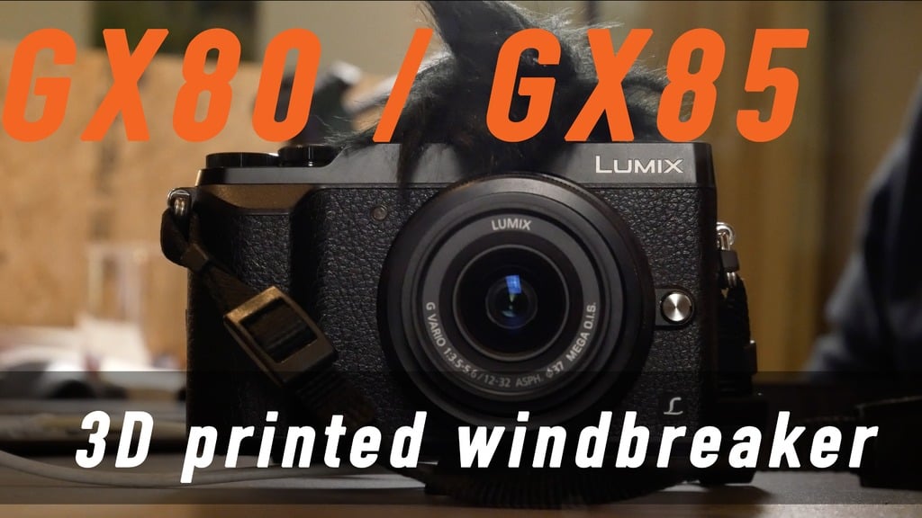 Panasonic Lumix GX80 GX85 Directional Microphone Windbreaker