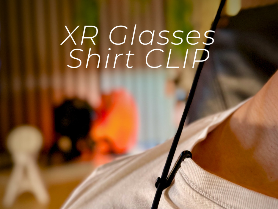 XReal / Viture / Rayneo Cable Clip - (T-Shirt)