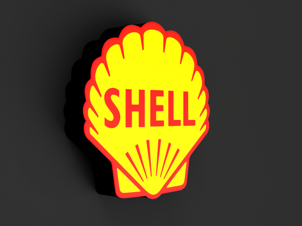 Shell Lightbox 1955 Logo