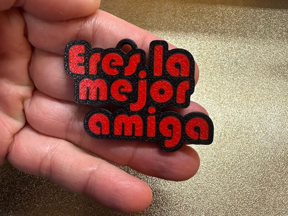 Llavero eres la mejor amiga
