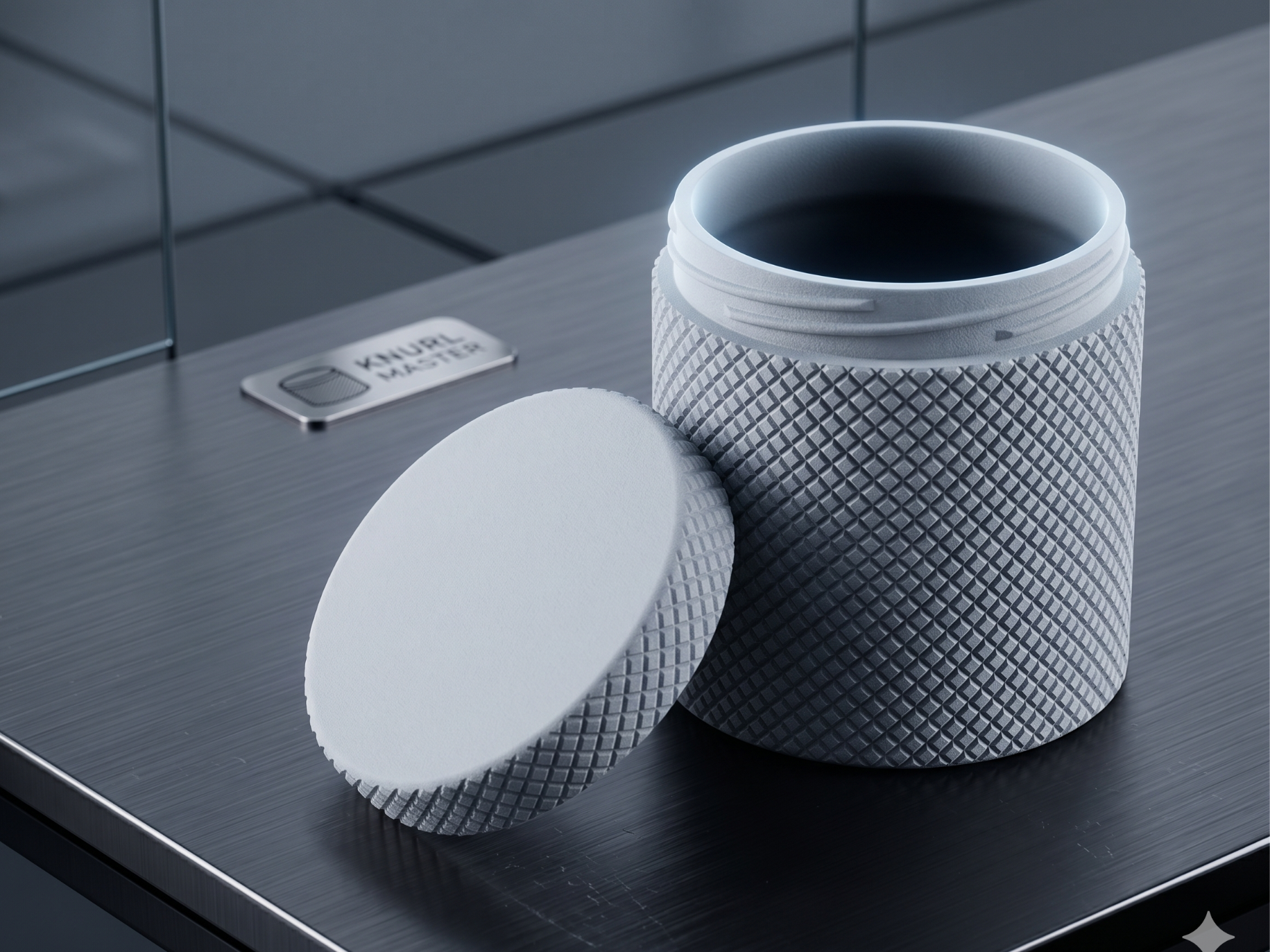 Knurl Container