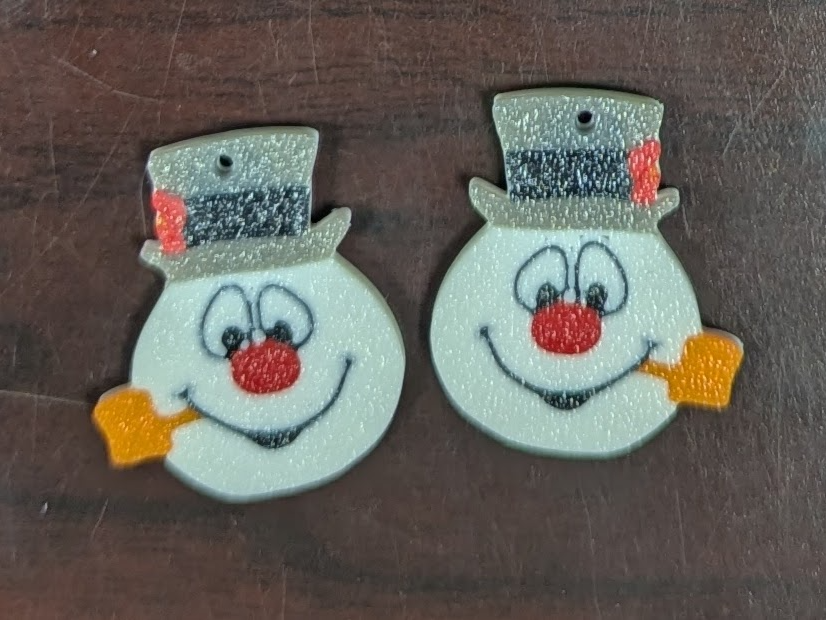Frosty The Snowman Earrings