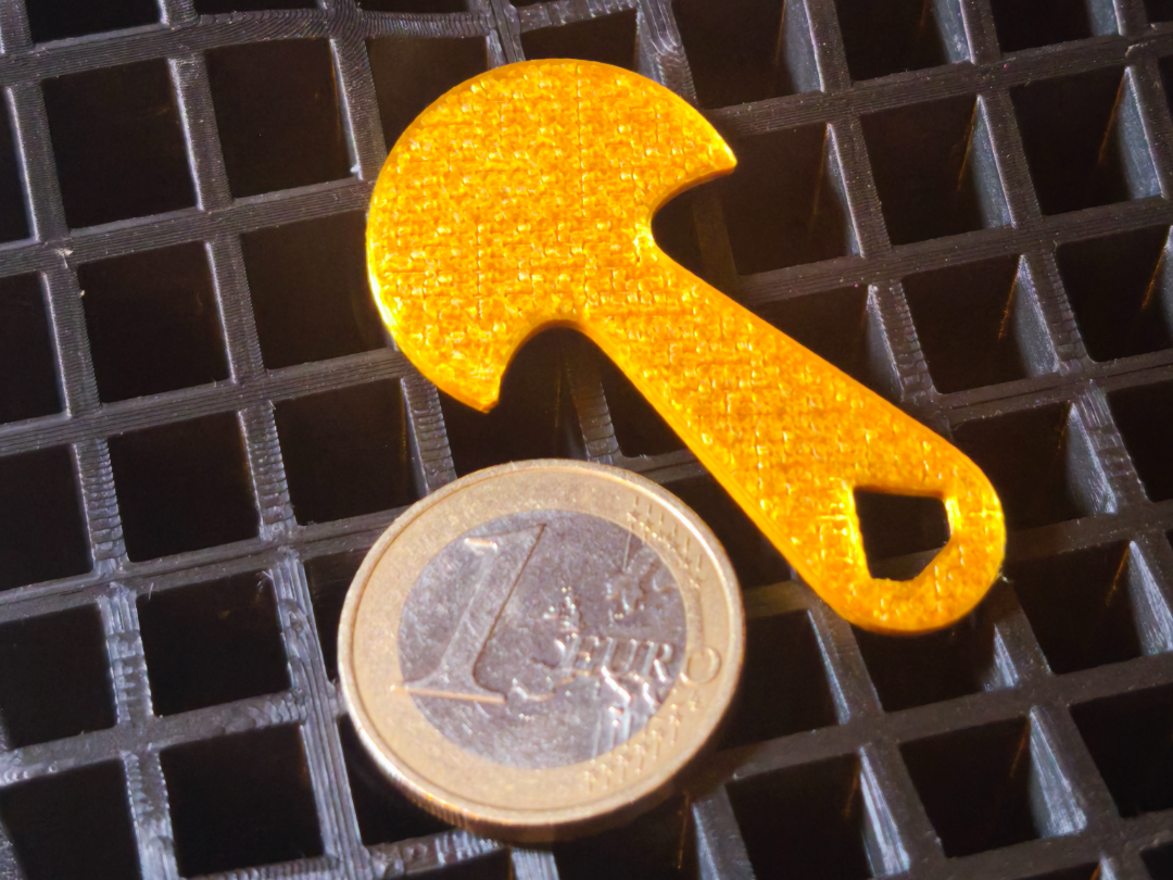 Removable 1-Euro Shopping Cart Key