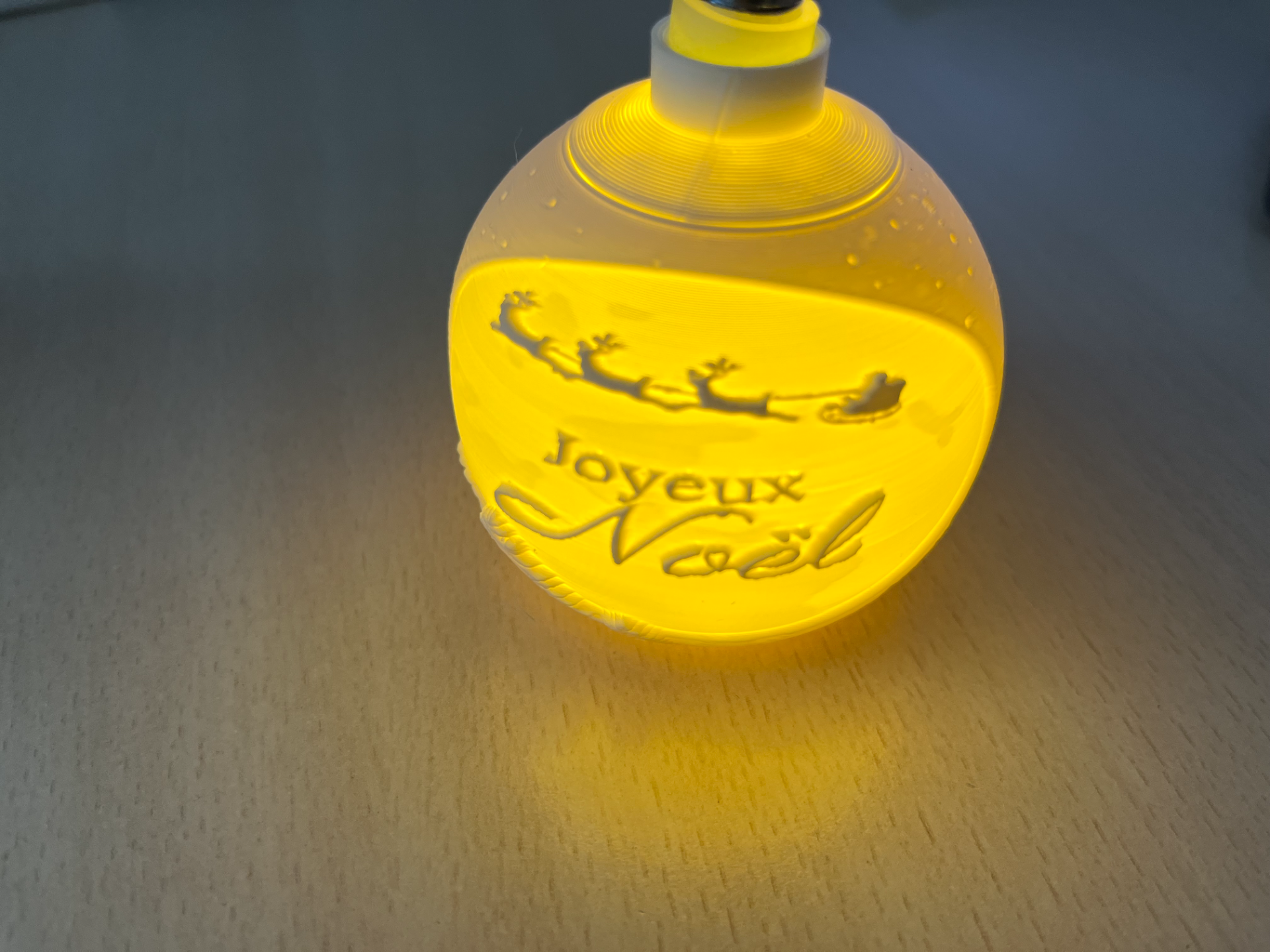boule de noel joyeux noel